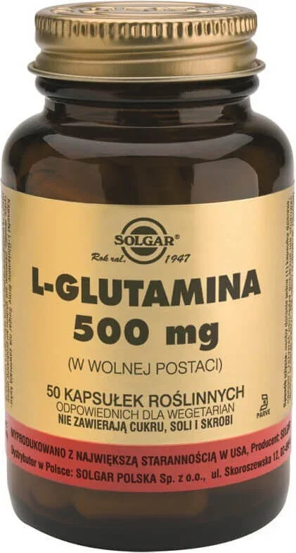 L – Glutamin in freier Form 500 mg 50 Kapseln SOLGAR