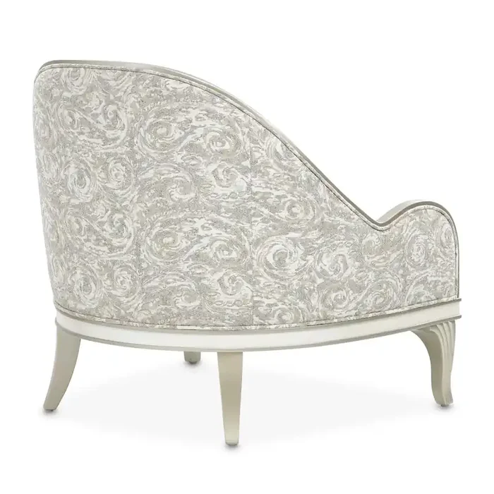 La Marisia Chenille Accent Chair – Tranquil/Light Champagne