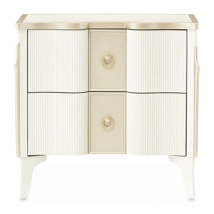 La Marisia Nightstand – Creamy Pearl
