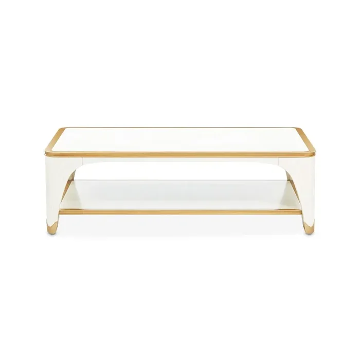 La Terrazza Rectangular Cocktail Table – Creamy Pearl