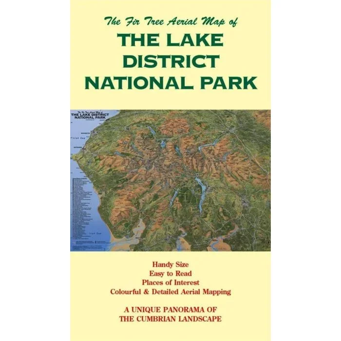Lake District National Park Aerial Map