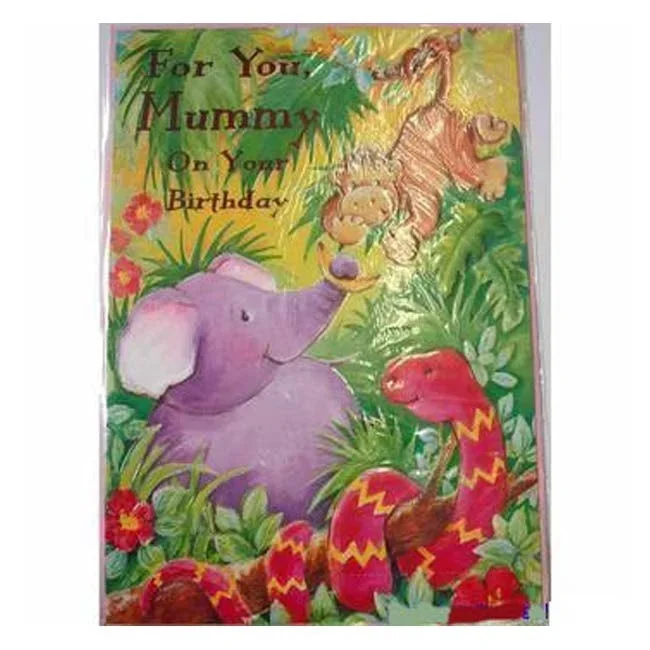 Large Card & Envelope For You Mummy On Your Birthday