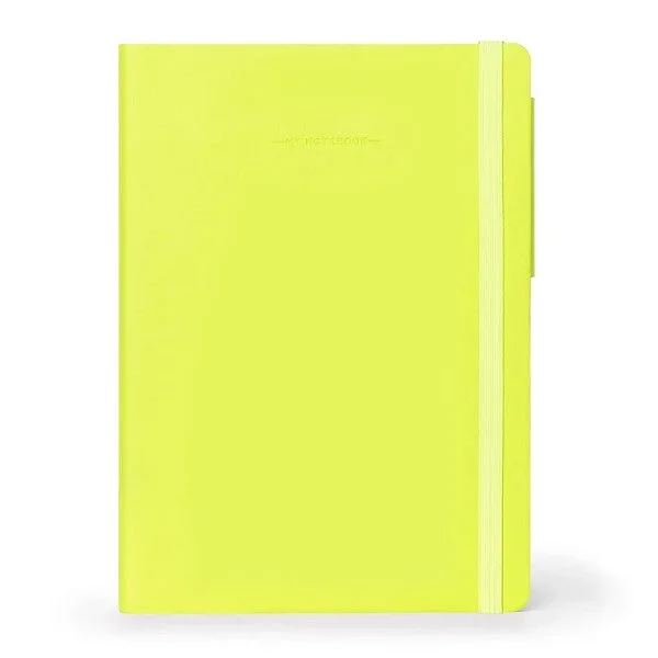 Large Plain Lime Green Notebook