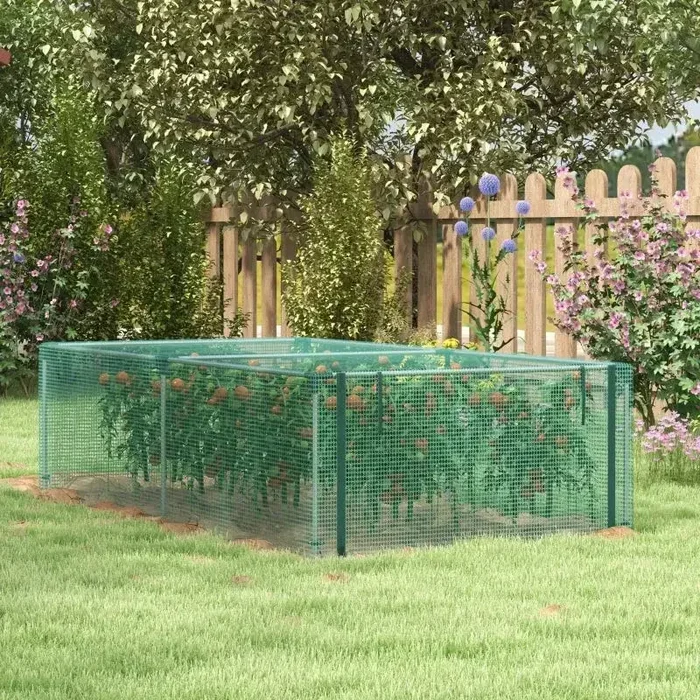 Large Plant Protection Cage – 248cm Fruit and Vegetable Crop Cage | Galvanised Steel Frame OUTSUNNY