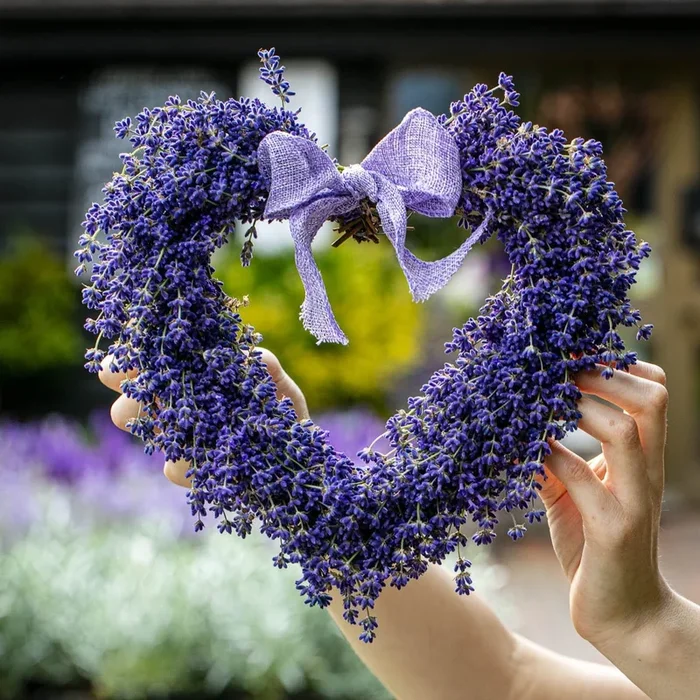 LAVENDER HEART WREATH WORKSHOP