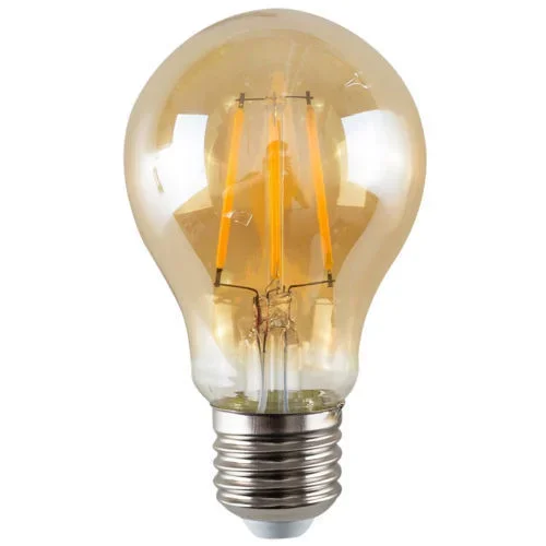 LED A60 E27 4W Non Dimmable Globe Industrial Vintage Bulb~1124