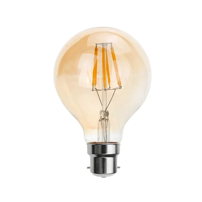 LED G80 B22 6W Dimmable Globe Industrial Vintage Bulb~1122
