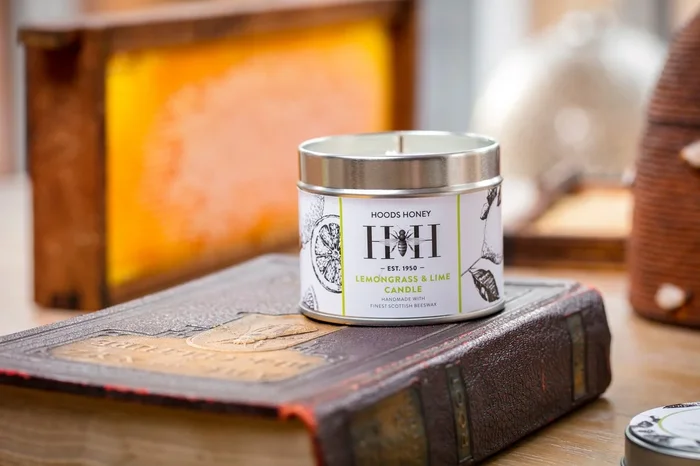 Lemongrass and Lime Beeswax Tin Candle