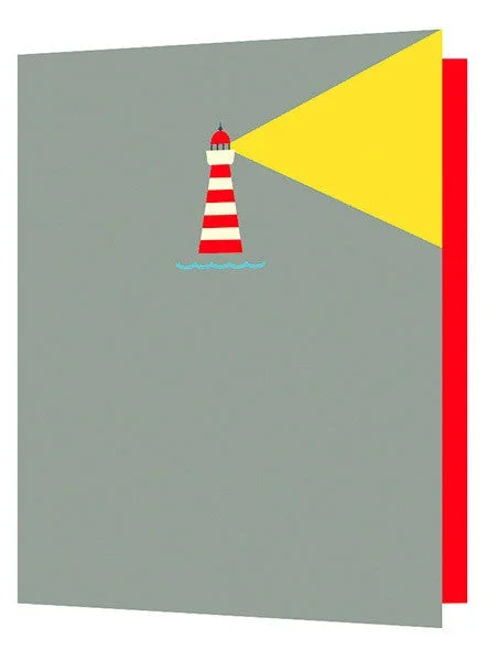 Lighthouse Cut-Out Card