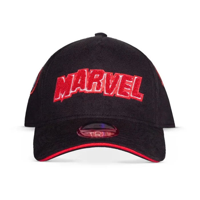 Logo Novelty Cap, Black/Red (NH811248MVL)