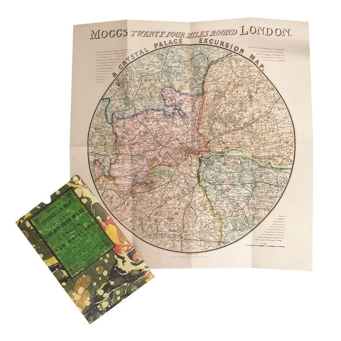 London: Edward Mogg’s 24 Miles c. 1851 SMALL