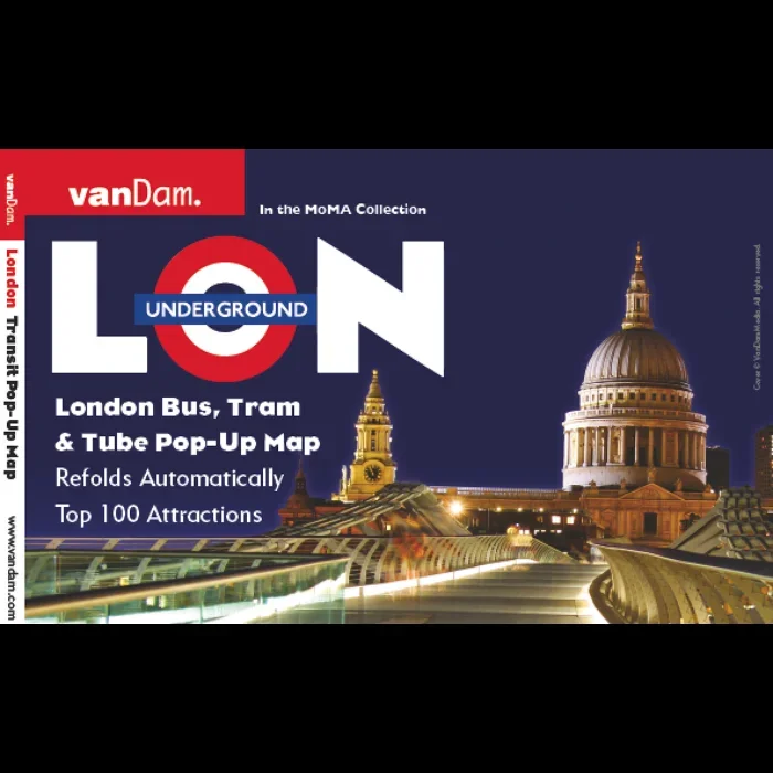 London Pop-Up Tube Map by VanDam
