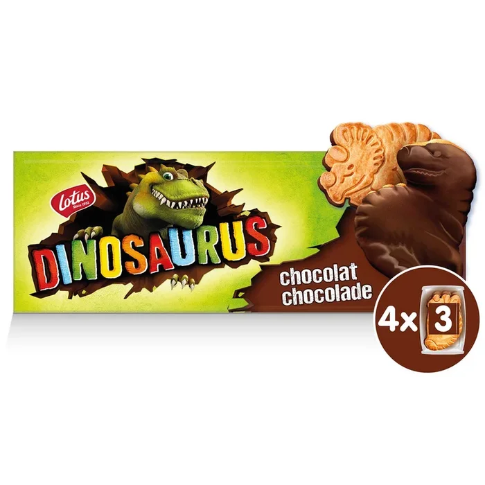 Lotus Chocolate dinosaurus cookies
