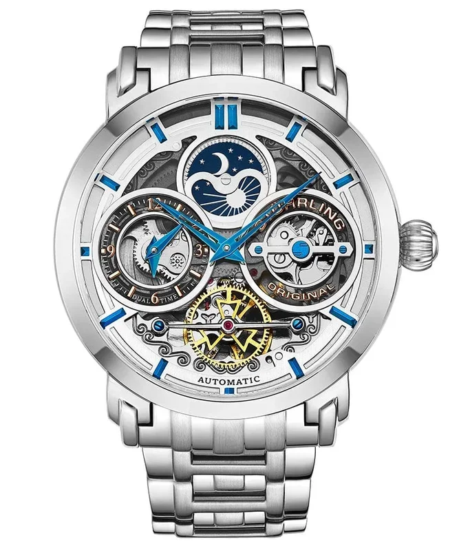 Luciano 371B Automatic 46mm Skeleton