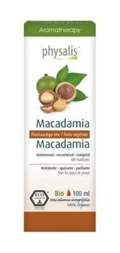 Macadamia (Macadamia) Öko-Gesichts- und Körperöl 100 ml – PHYSALIS