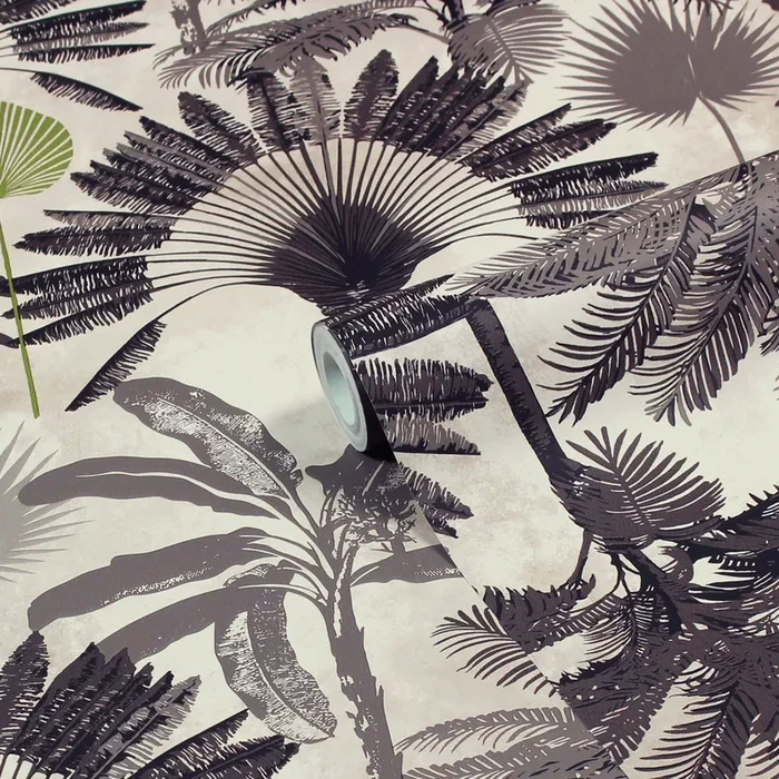Malaysian Palm Jungle Printed Wallpaper