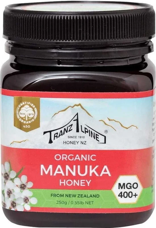 Manukahonig MGO 400 + BIO 250 g – TRANZALPINE