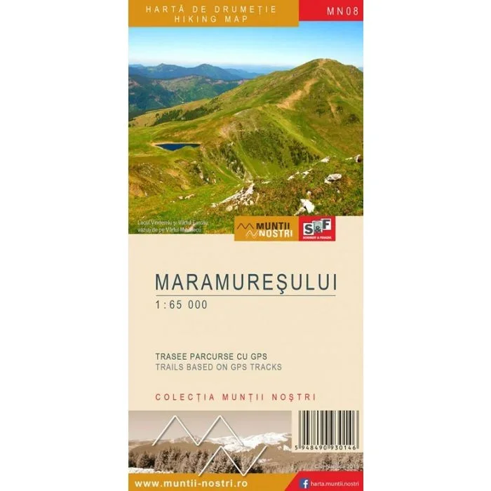 Maramuresului Muntii Nostri Hiking Map MN08