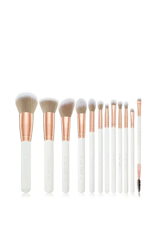 Marbleous White Marble 12 Piece Makeup Brush Set