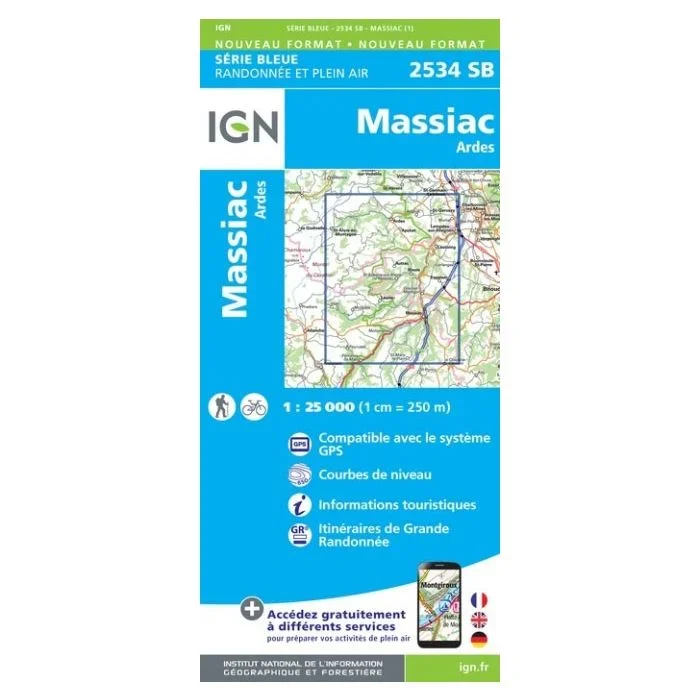 Massiac – Ardes IGN 2534SB