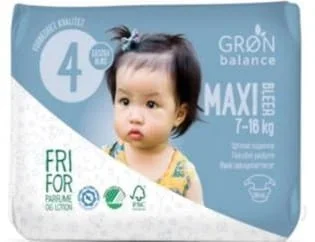 Maxi Windeln 7 – 16 kg (50 Stück) – GRON BALANCE