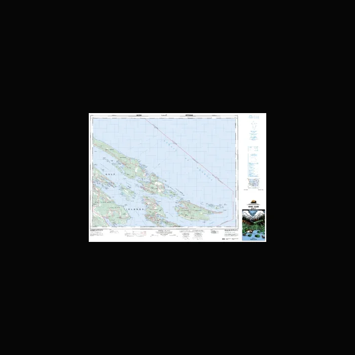 Mayne Island – 92 B/14 – British Columbia Map