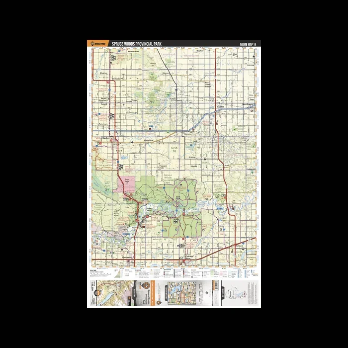 Suburb Mapbook MBMB14 Spruce Woods Provincial Park – Manitoba Backroad Mapbook Topo ...