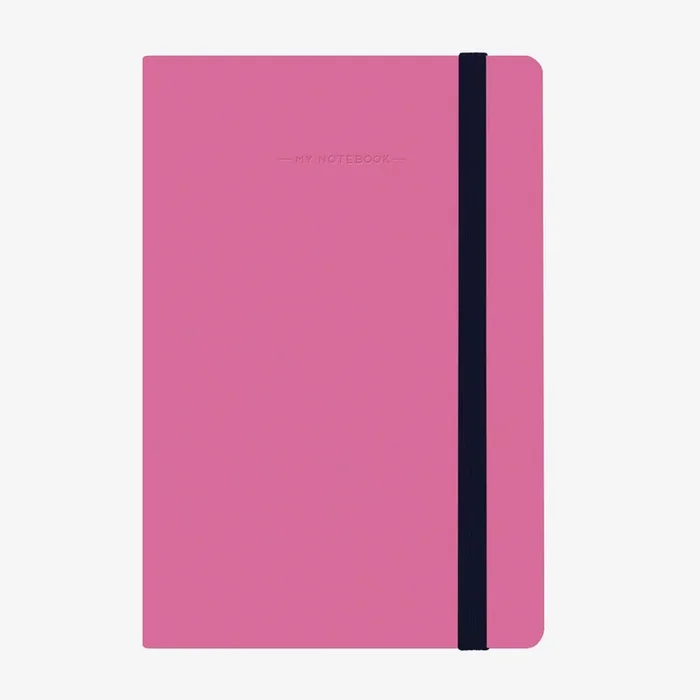 Medium Plain Magenta Notebook