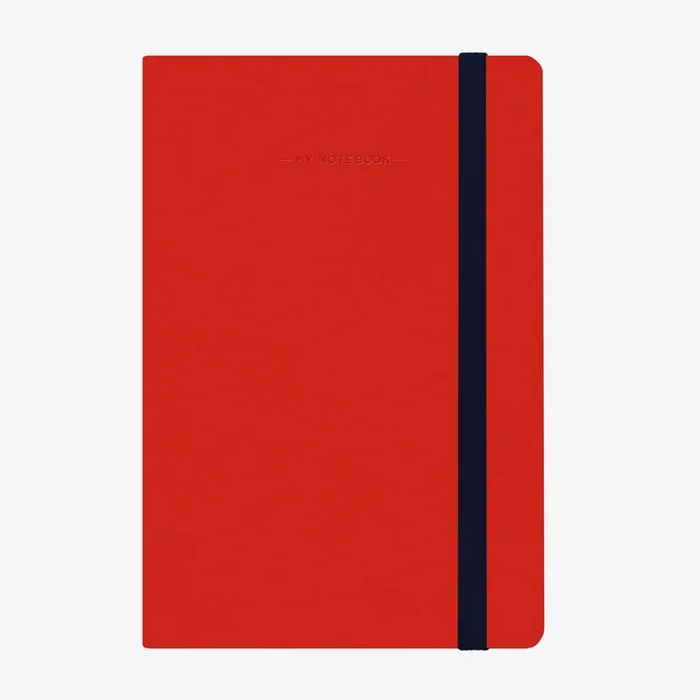 Medium Plain Red Notebook
