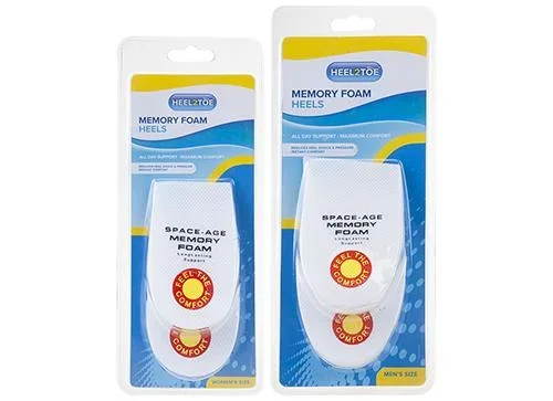 Memory Foam Heels 1 Pair – Case of 12