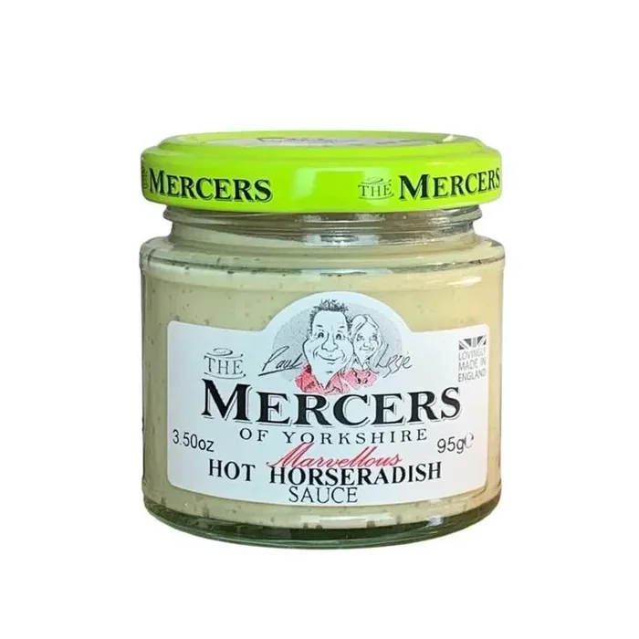 Mercers of Yorkshire Hot Horseradish Sauce 95g