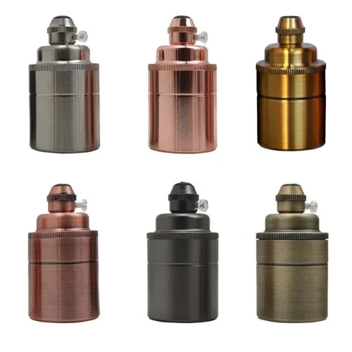 Metal Bulb Socket Lamp Holder Industrial Edison E27 ~ 3258
