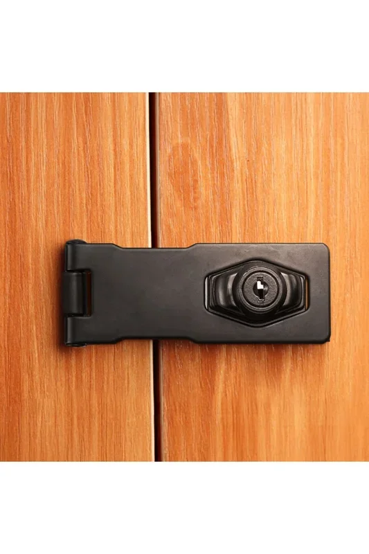 Metal Mechanical Cabinet Keyed Hasp Lock Twist Knob