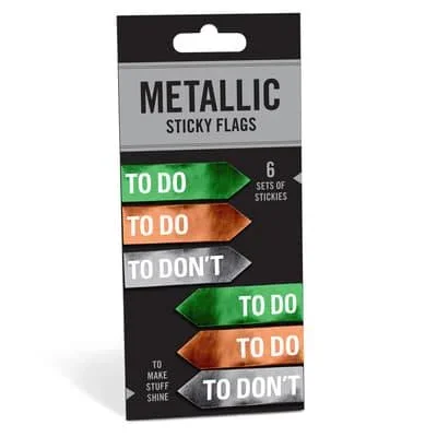 Metallic Sticky Flags To Do To Don’t