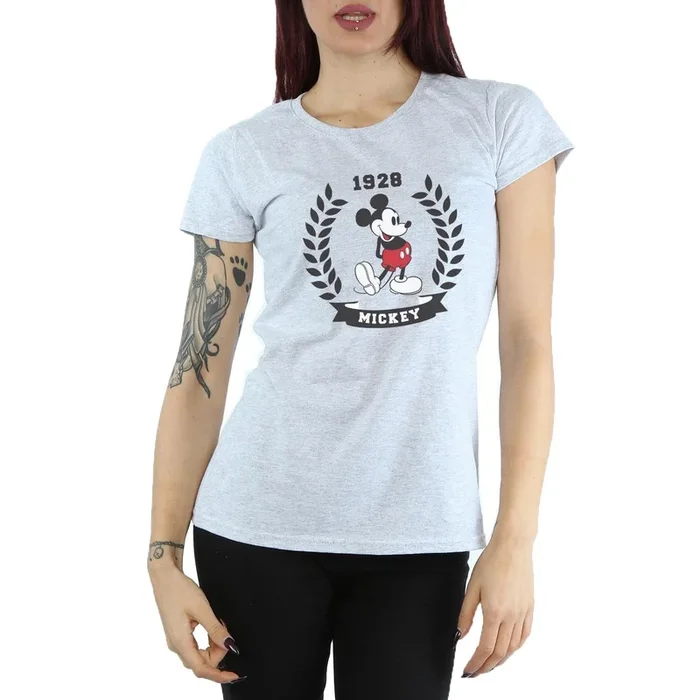 Mickey Mouse Laurel Cotton T-Shirt