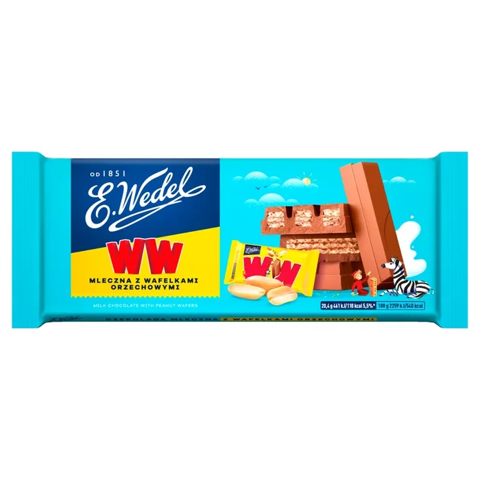 Milchschokolade mit Nusswaffeln WW E. Wedel 245g