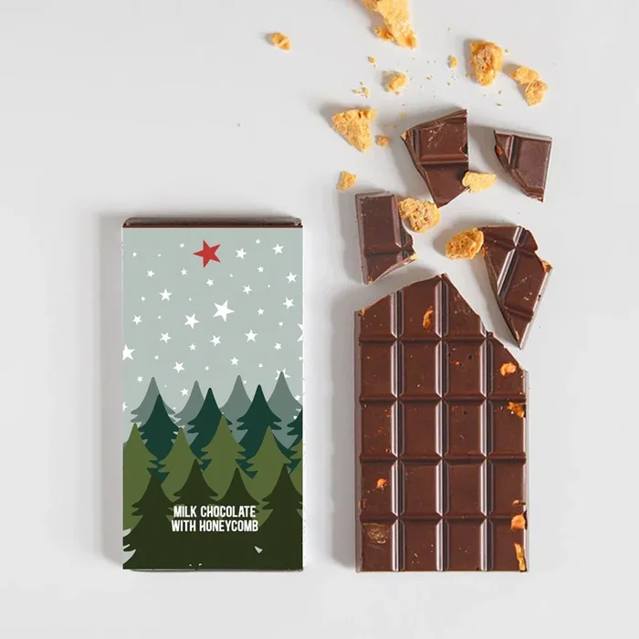 Milk Chocolate With Honeycomb Winter Bar