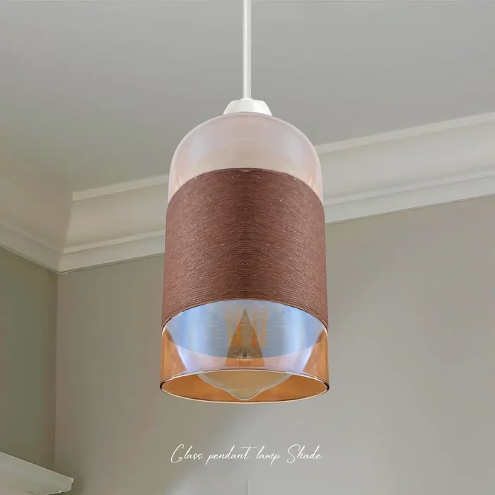 Modern Floral Glass Ceiling Light Easy Fit Lamp Shade ~ 3728