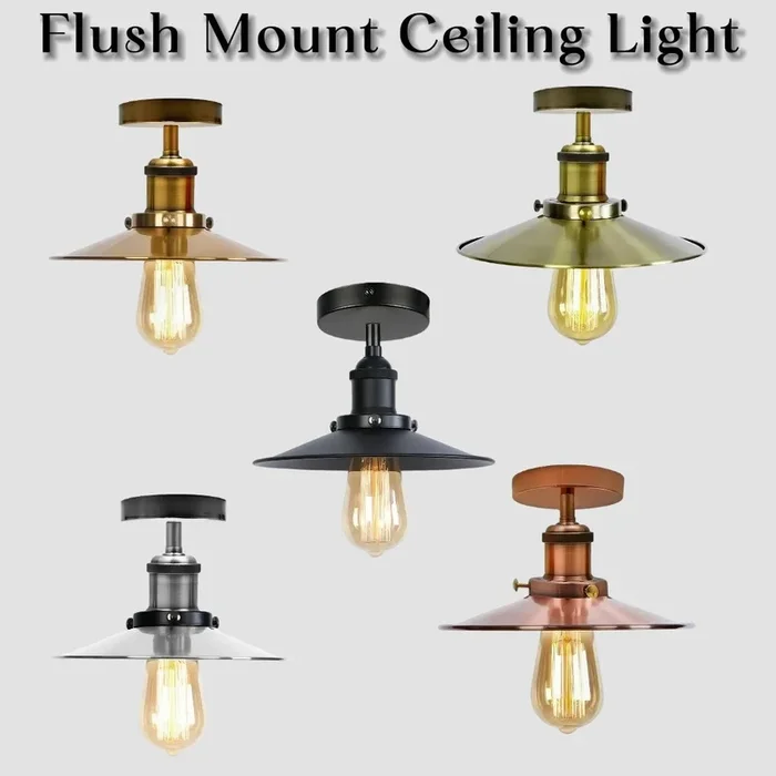 Modern Flush Mount Metal Ceiling Light Pendant Light Shade~1658