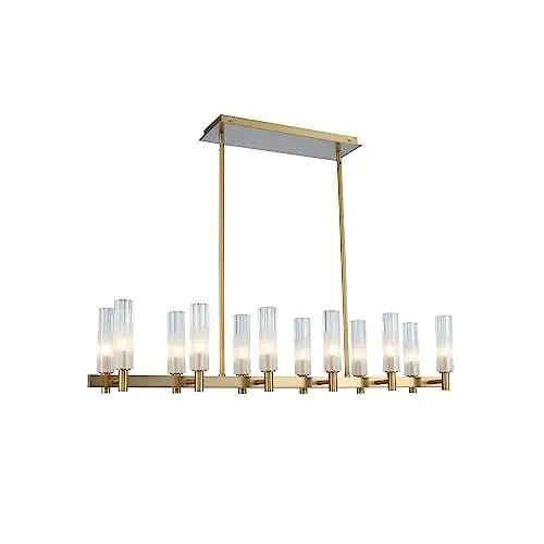 Modern Glam Hexagon Island Pendant, Belen Kox