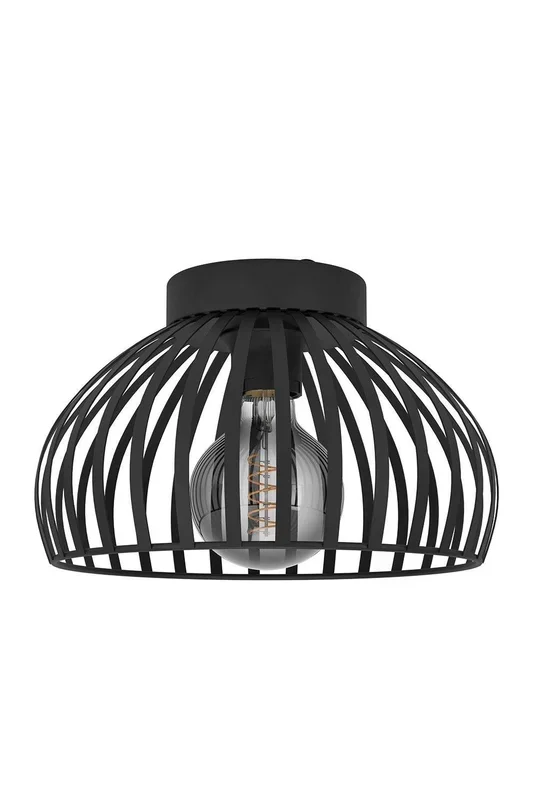 Mogano 3 Wireframe Black Flush Ceiling Light – (D) 28 cm
