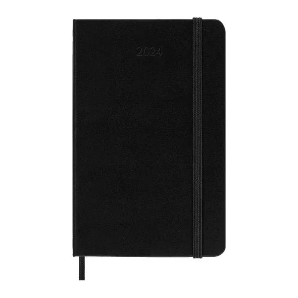 Moleskine 2024 Daily Planner Large Hardcover Black