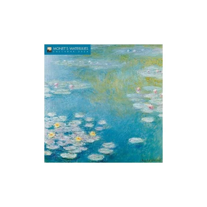 Monet’s Waterlilies Wall Calendar 2026 (art Calendar)