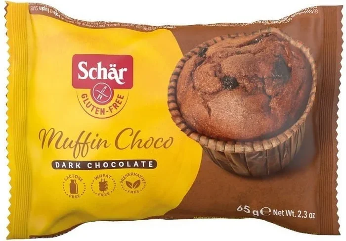 Muffin Choco – Schokoladen-Baiser-Cupcake 65 g SCHÄR