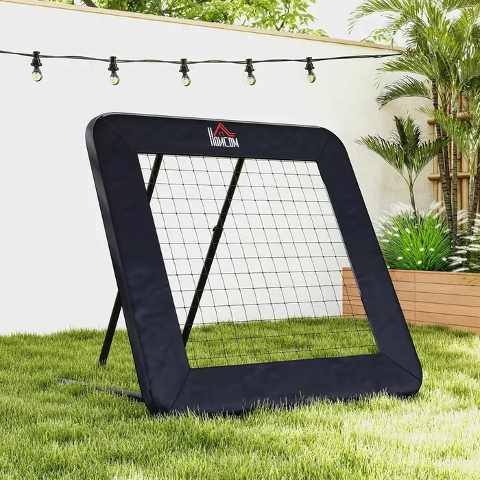 Multi-Sport Rebounder Net – 128x120cm | Foldable Training Aid for Football HOMCOM