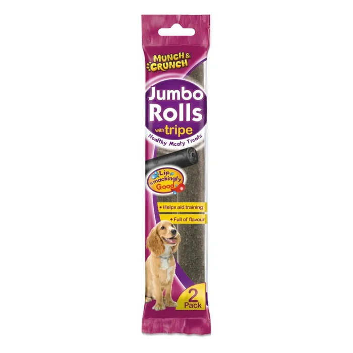 Munch & Crunch Jumbo Rolls with Tripe 2 Pack