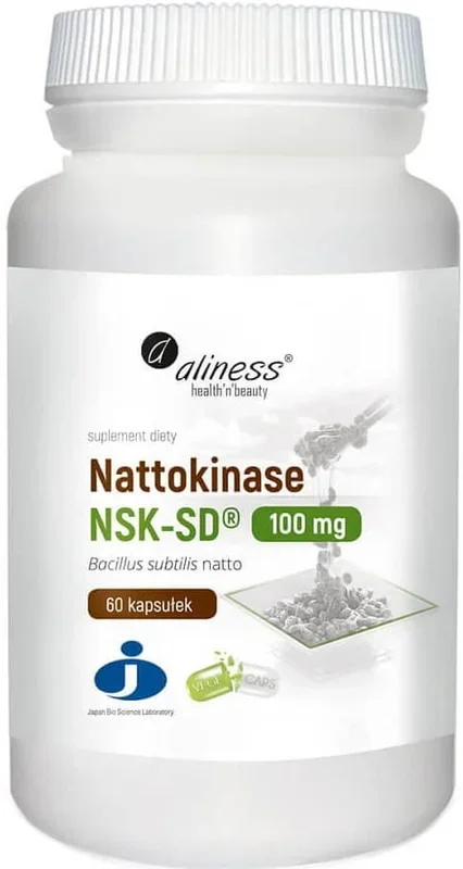 Nattokinase nsk – sd bacillus subtills natto 100 mg 60 ALINESS-Kapseln