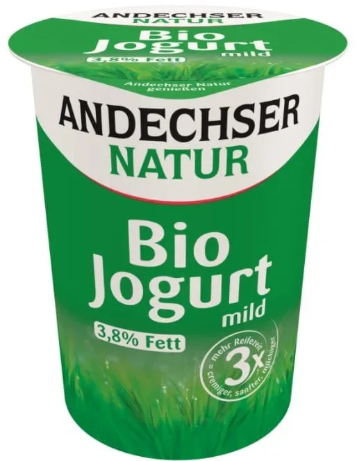 Naturjoghurt 3,8% Fett BIO 500 g