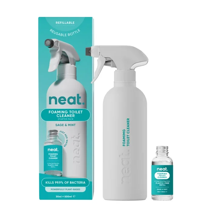 Neat Foaming Toilet Cleaner Starter Pack – Recycled Plastic Bottle