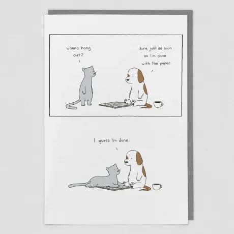 Newspaper Liz Climo Card